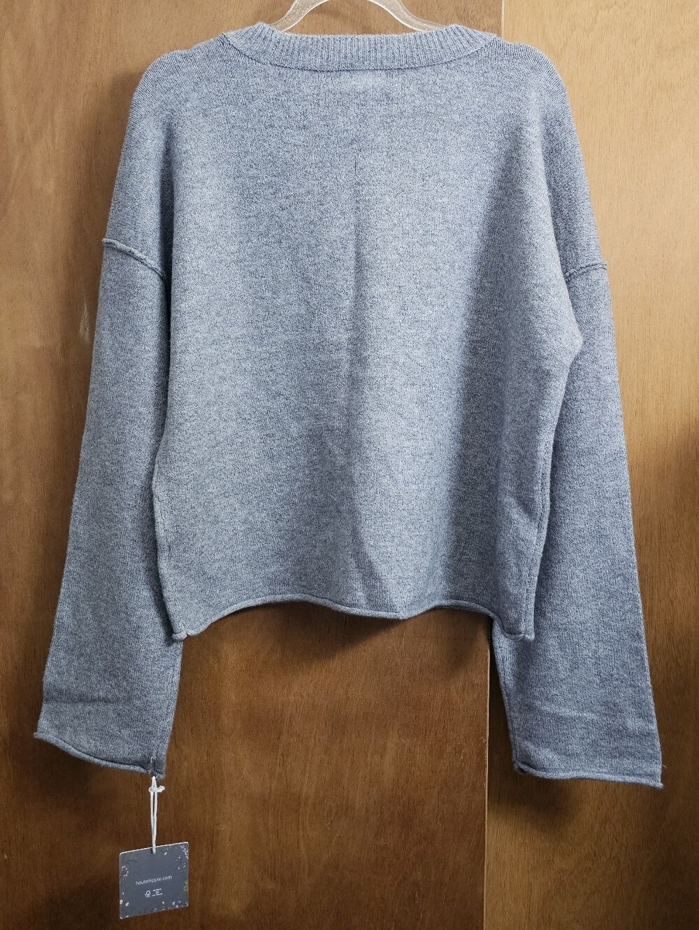 Haute Hippie womens gray embroidered sugar skull pullover sweater large new NWT - Picture 8 of 11